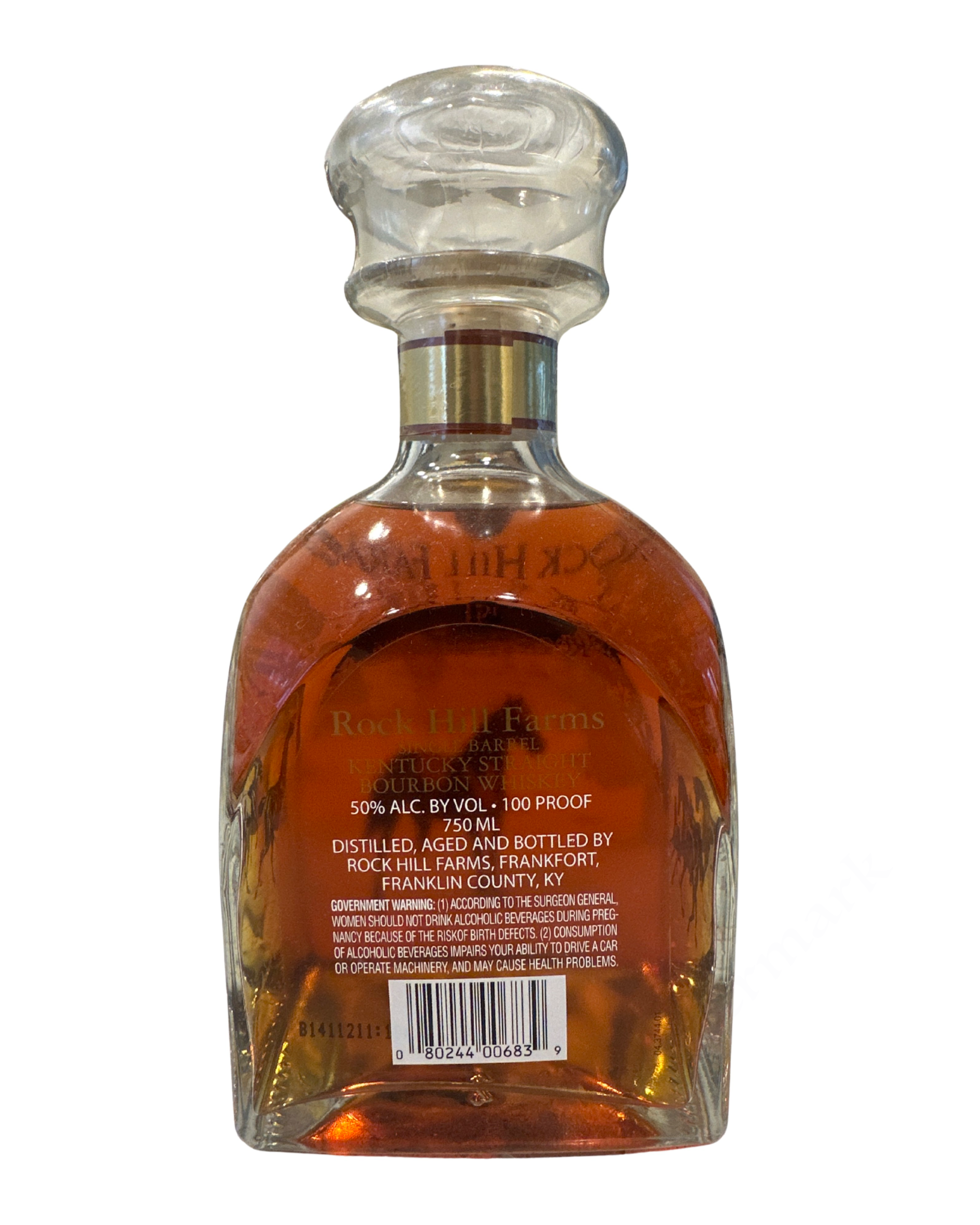 2014 Rock Hill Farms Single Barrel Bourbon 100 Proof