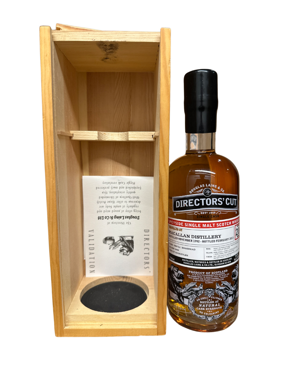 2014 Macallan Douglas Laing Directors' Cut Speyside Single Malt Scotch Whisky 109.8 Proof