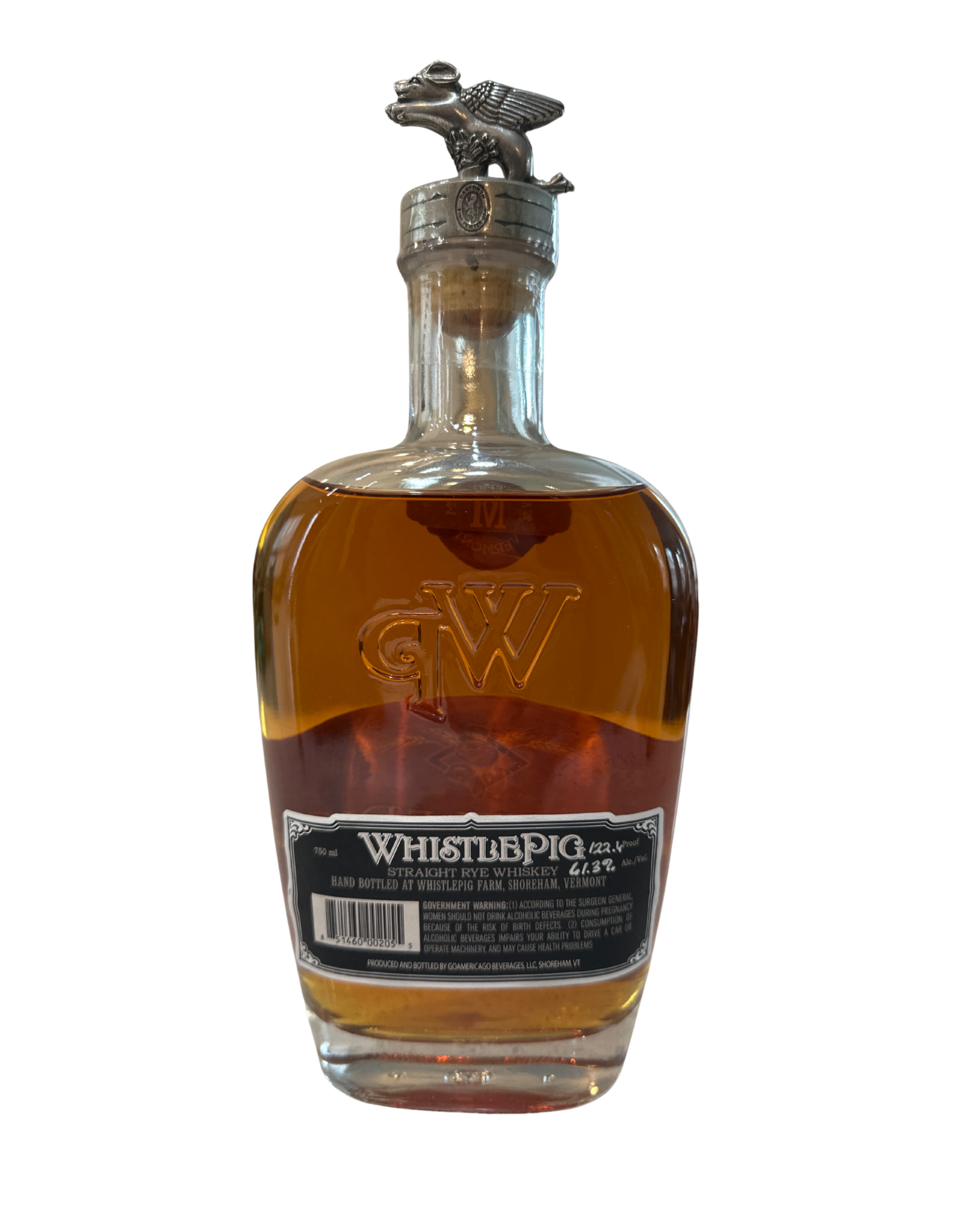 2014 WhistlePig Boss Hog Mortimer Straight Rye Whiskey 122.6 Proof 750ml