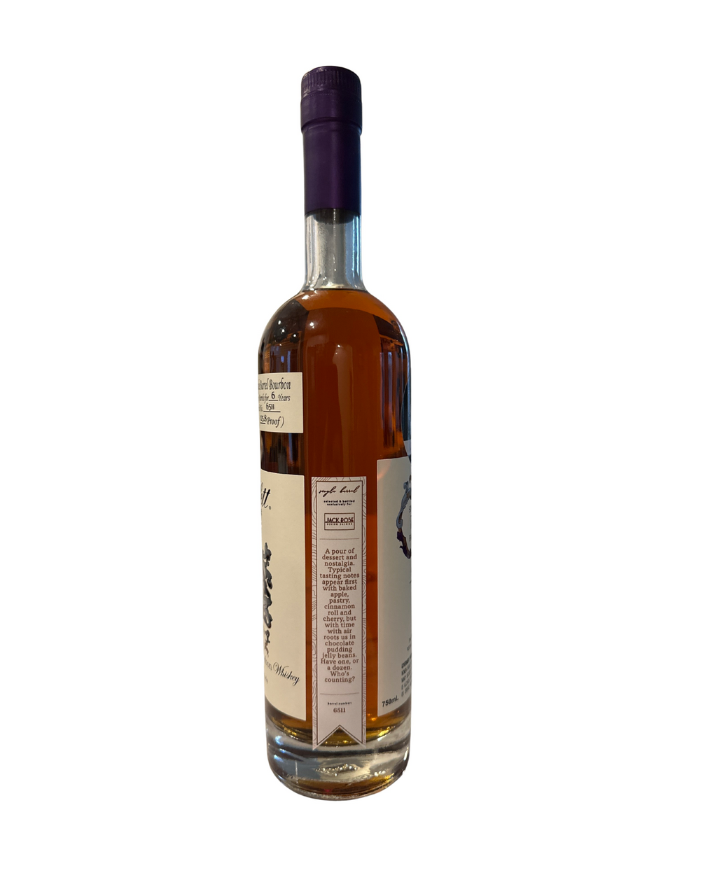 Willett WFE Jack Rose Dining Saloon Jelly Belly #6511 125.8 Proof 750ml
