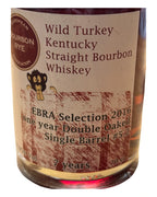 2009 Wild Turkey Kentucky Straight Bourbon Whiskey EBRA Selection One Year Double Oak Single Barrel 105.9 Proof 750ml