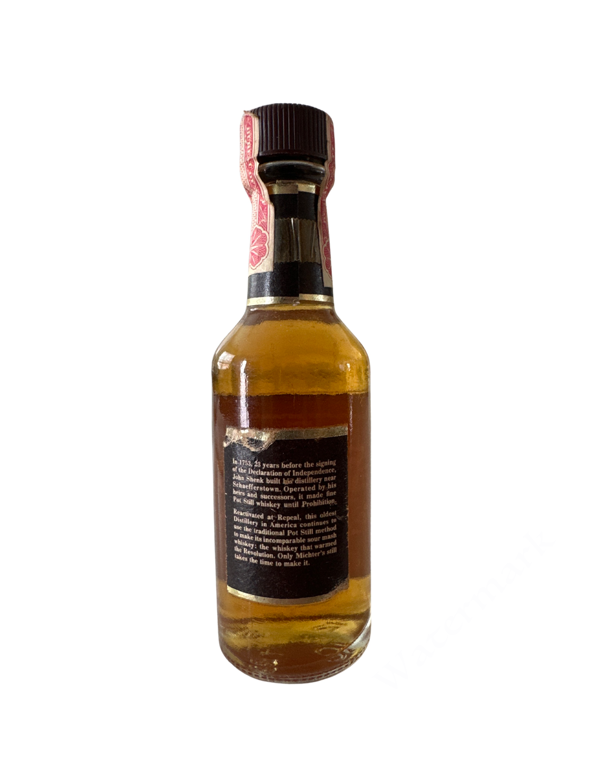 1978 Michter's Original Sour Mash Whiskey 86 Proof 1ml