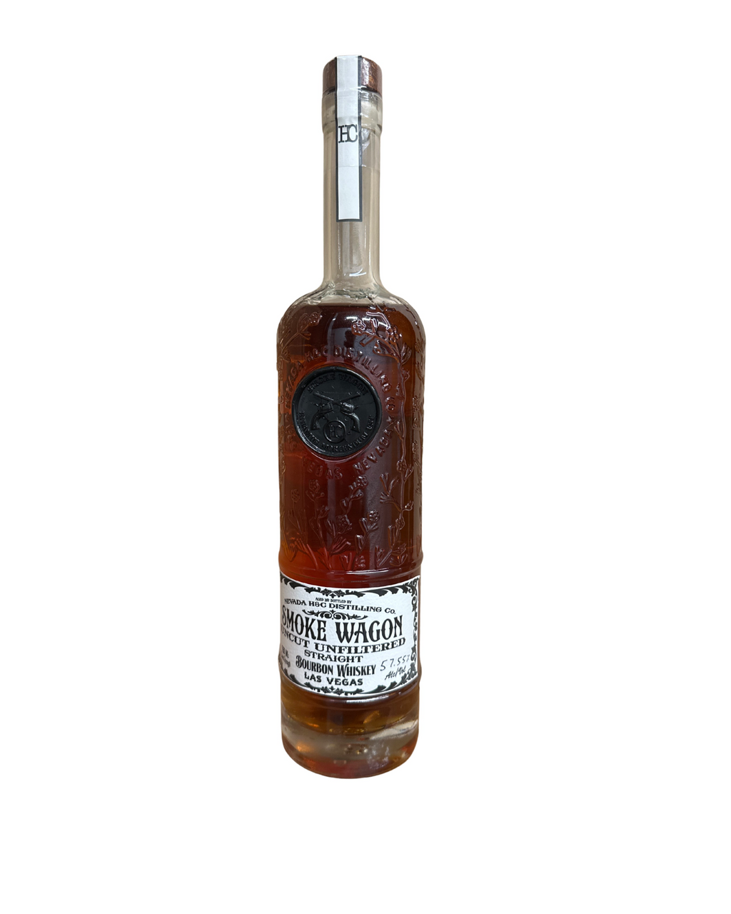 2021 Smoke Wagon Barrel Strength Bourbon 115.10 Proof 750ml Batch 76