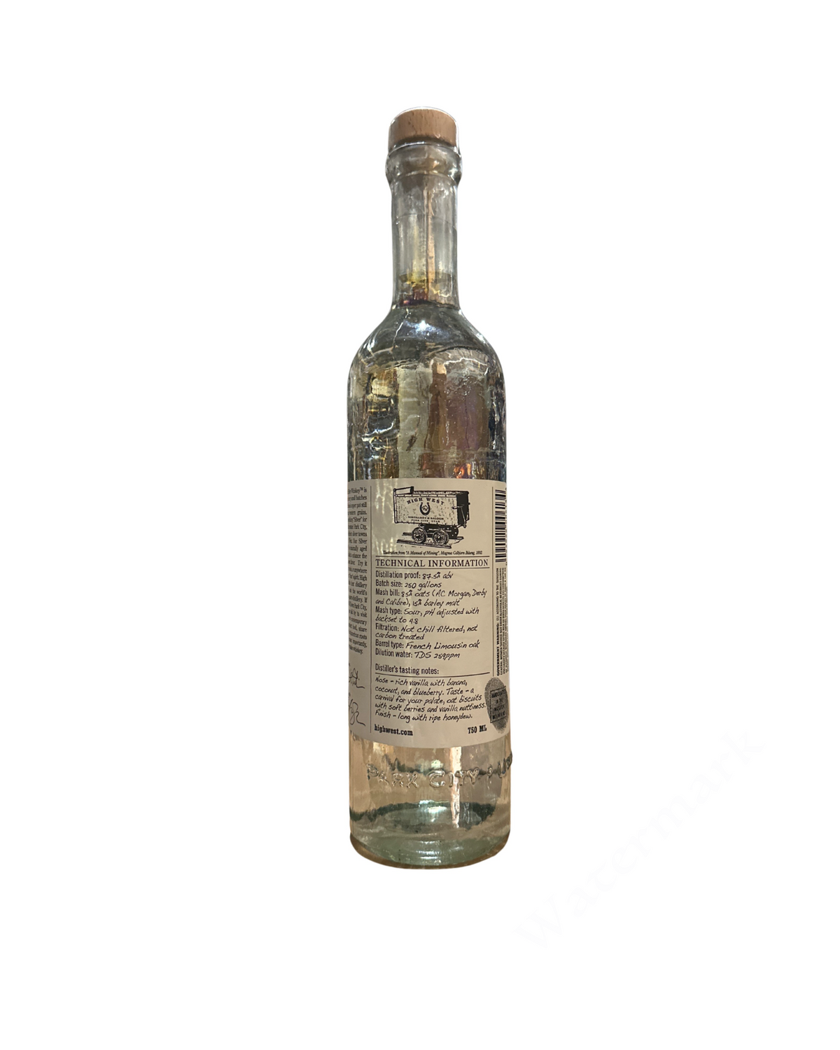 2013 High West Silver Whiskey Western Oat 80 Proof 750ml