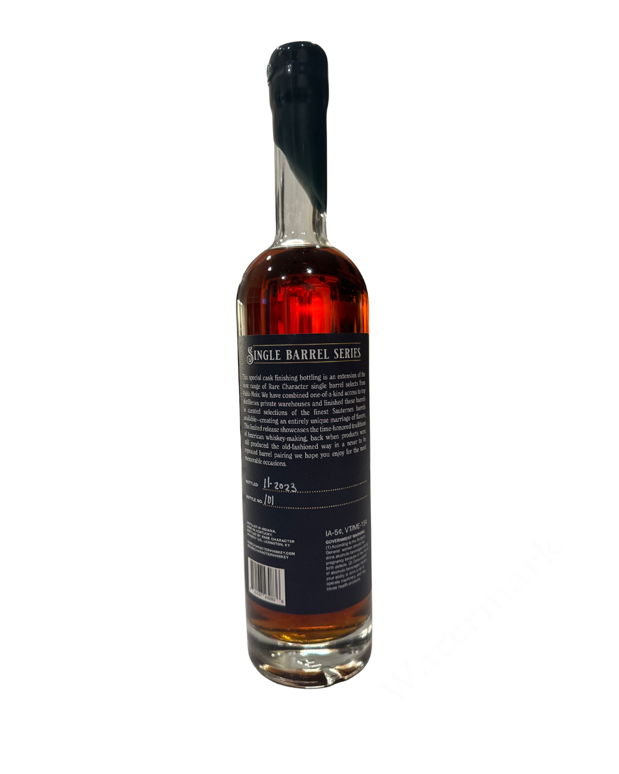 2023 Rare Character Preserves Single Barrel Series Straight Bourbon Whiskey Finished in a Sauternes Cask 116.94 Proof