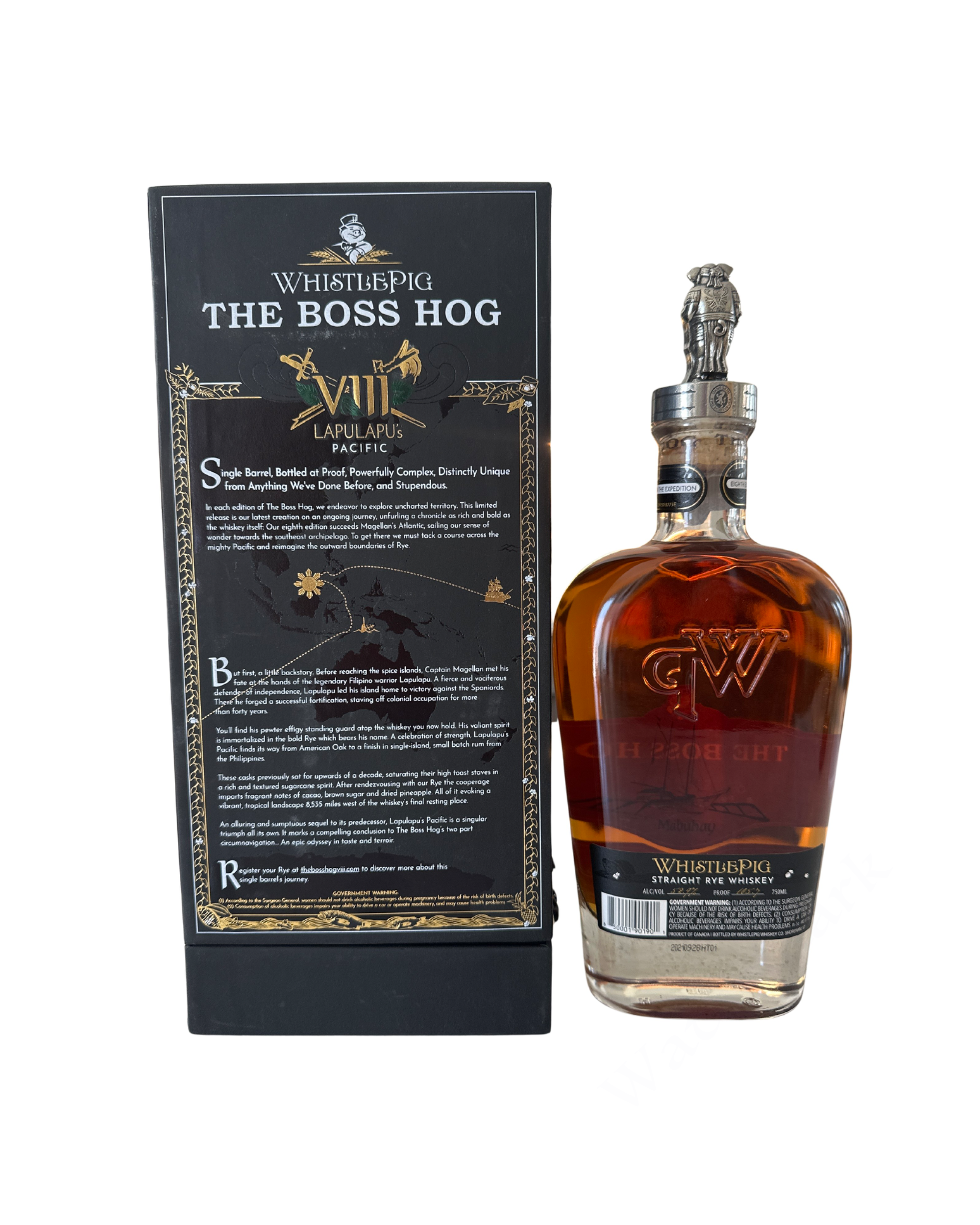 Whistlepig Boss Hog Whistlepig The Boss Hog VIII Lapulapu's Pacific 105.7 Proof
