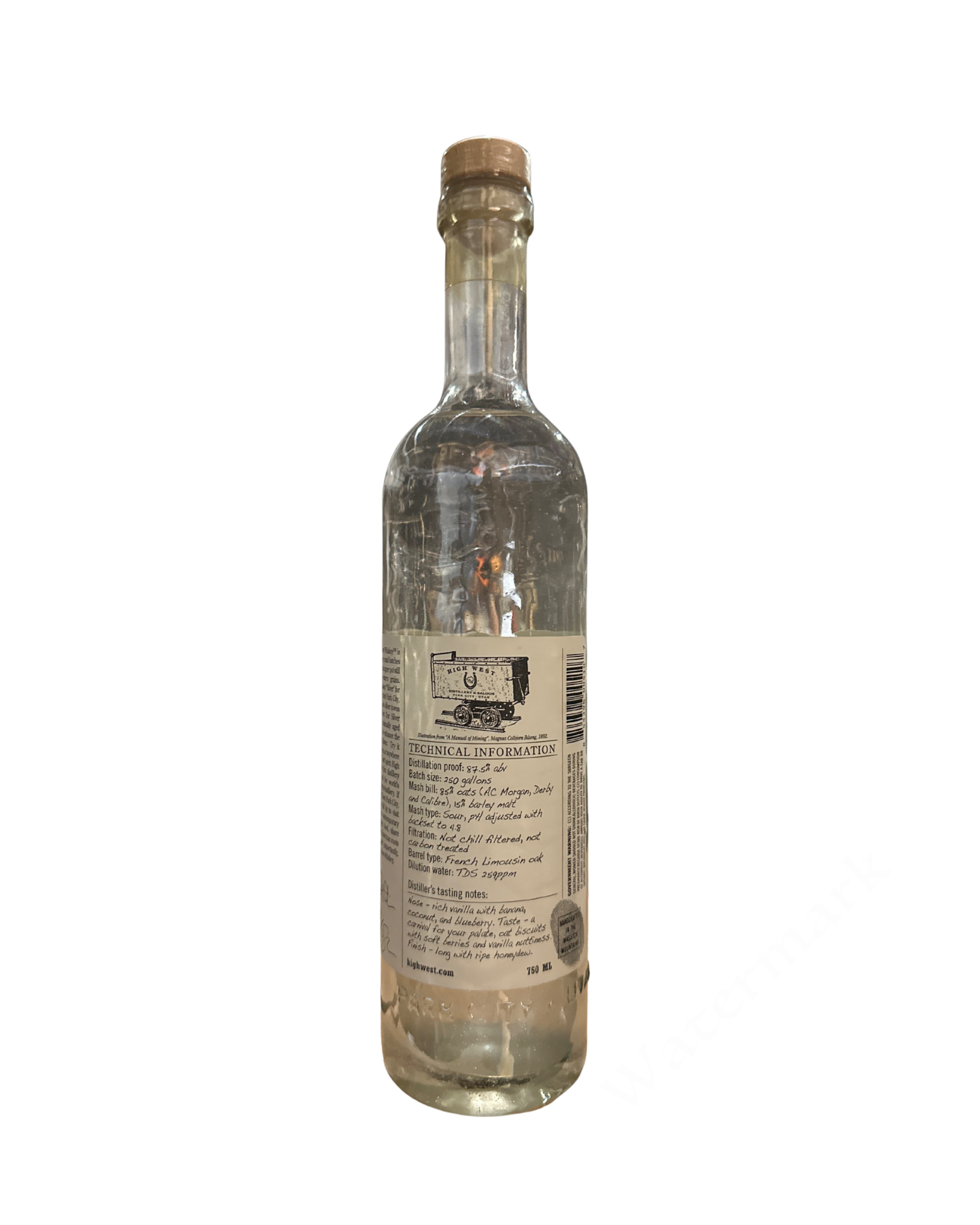 2016 High West Silver Western Oat 80 Proof