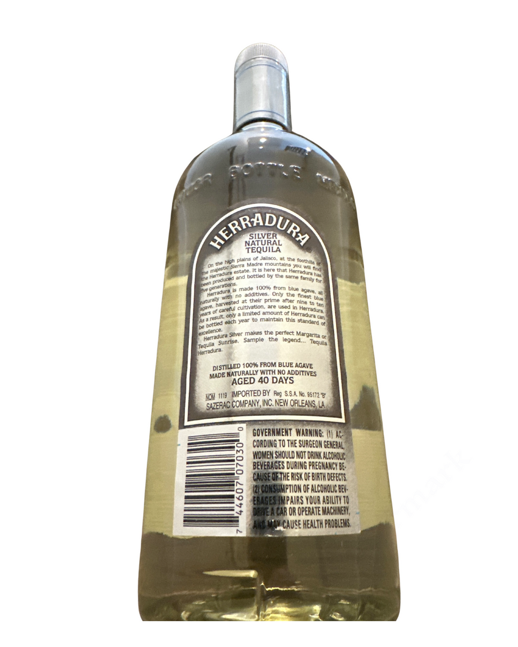 2006 Herradura Silver Tequila Blanco Suave 80 Proof