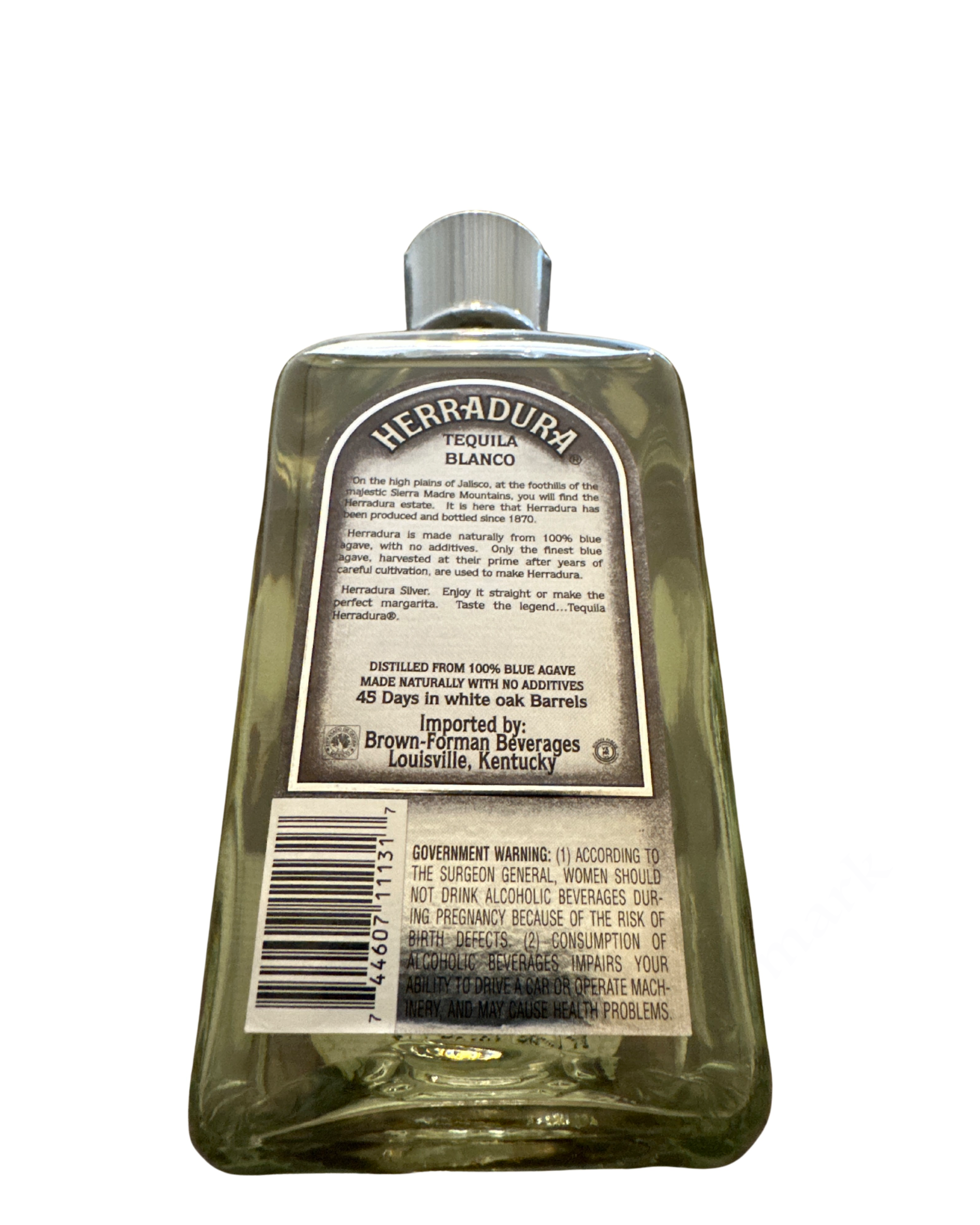 2008 Herradura Tequila Silver 80 Proof