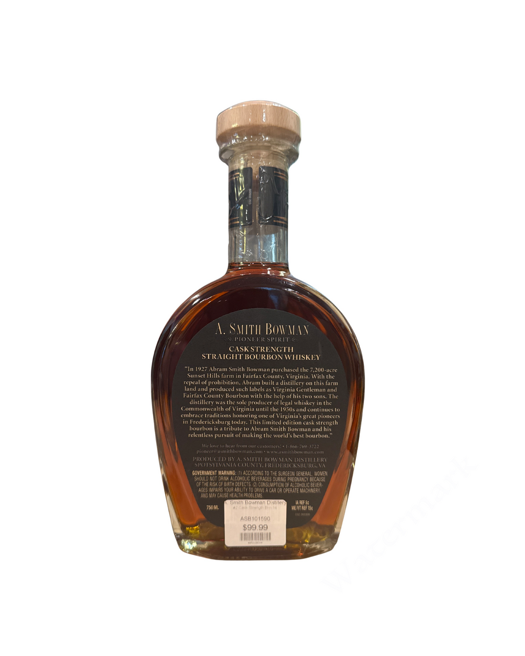 2022 A. Smith Bowman Cask Strength #2 144.5 Proof 750ml