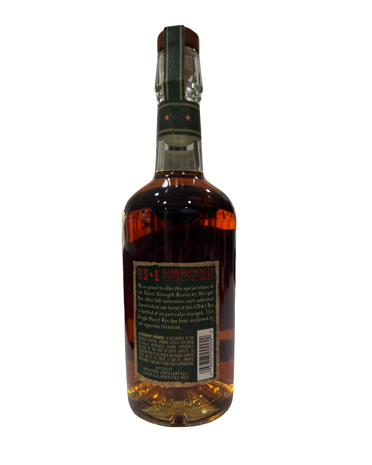2024 Michter'Barrel Strength Kentucky Straight Rye Whiskey 109.8 Proof 750ml