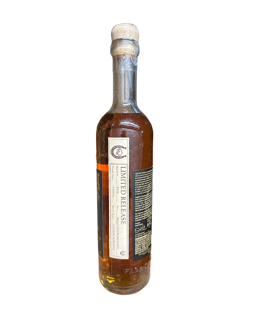 High West Distillery American Prairie Bourbon 100.6 Proof 750ml