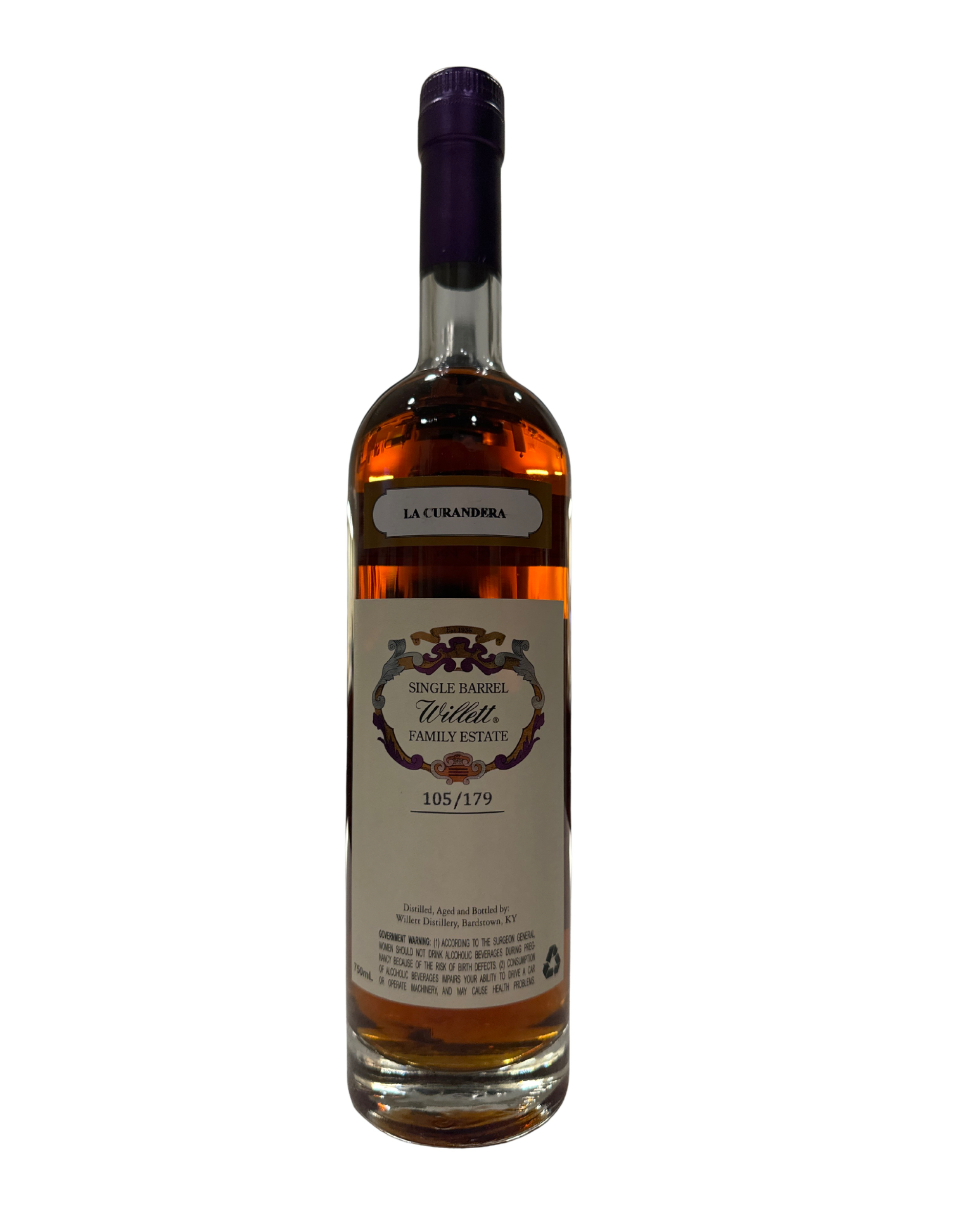 Willett La Curandera Family Estate Bottled Single Barrel Bourbon 129.6 Proof 750ml