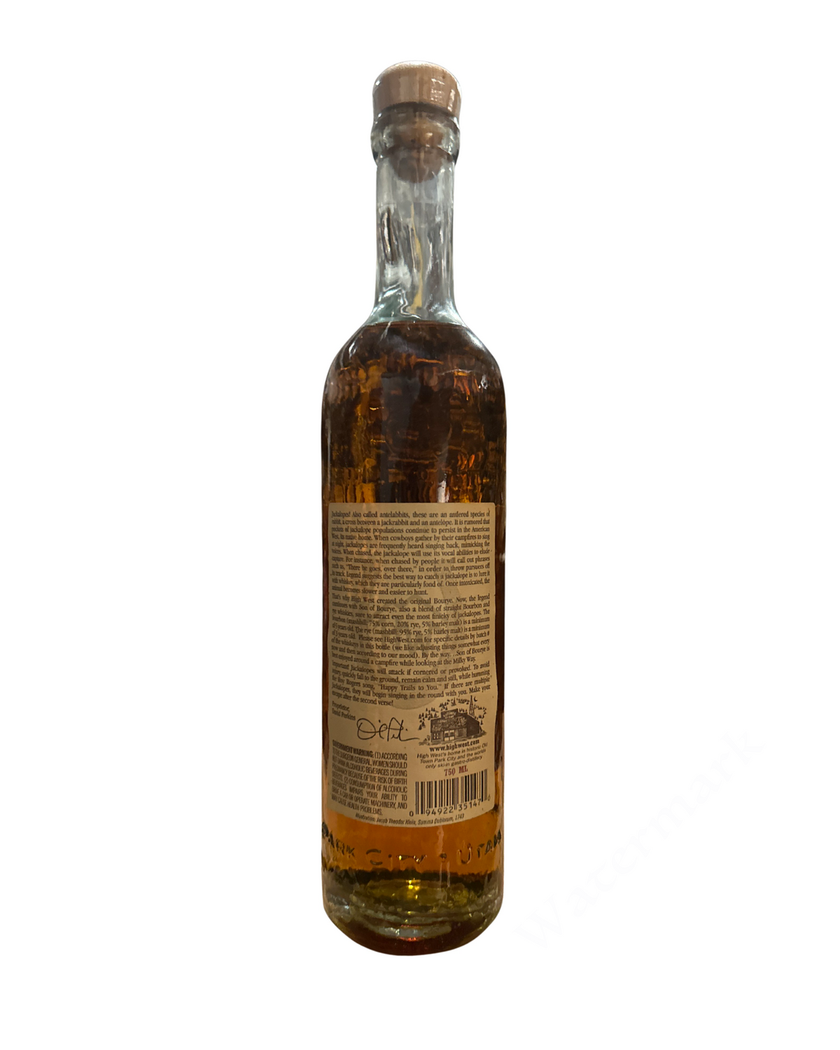 2012 High West Distillery Son of Bourye 92 Proof 750ml