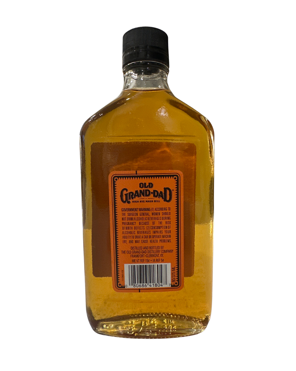 2016 Old Grand-Dad Kentucky Straight Bourbon Whiskey 80 Proof 80 Proof 375ml