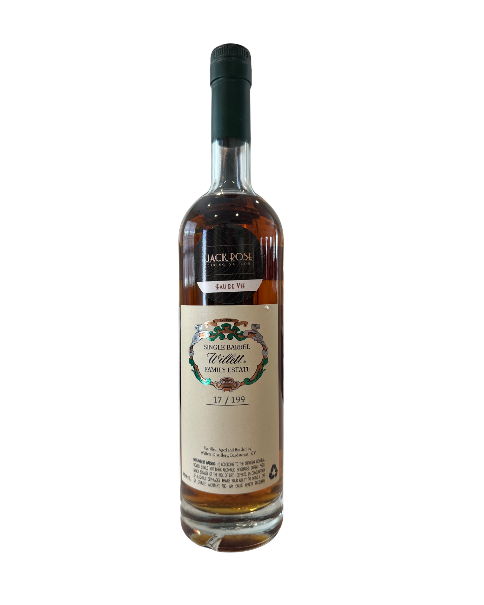 Willett Family Estate Bottled Single Barrel Rye 108.4 Proof 750ml