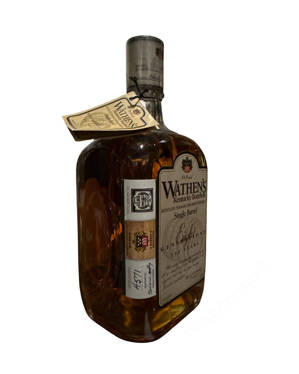 2019 WATHEN'S Kentucky Bourbon Single Barrel 94 Proof 750ml