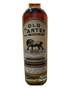 Old Carter Straight Rye Whiskey 116 Proof 750ml Batch 12