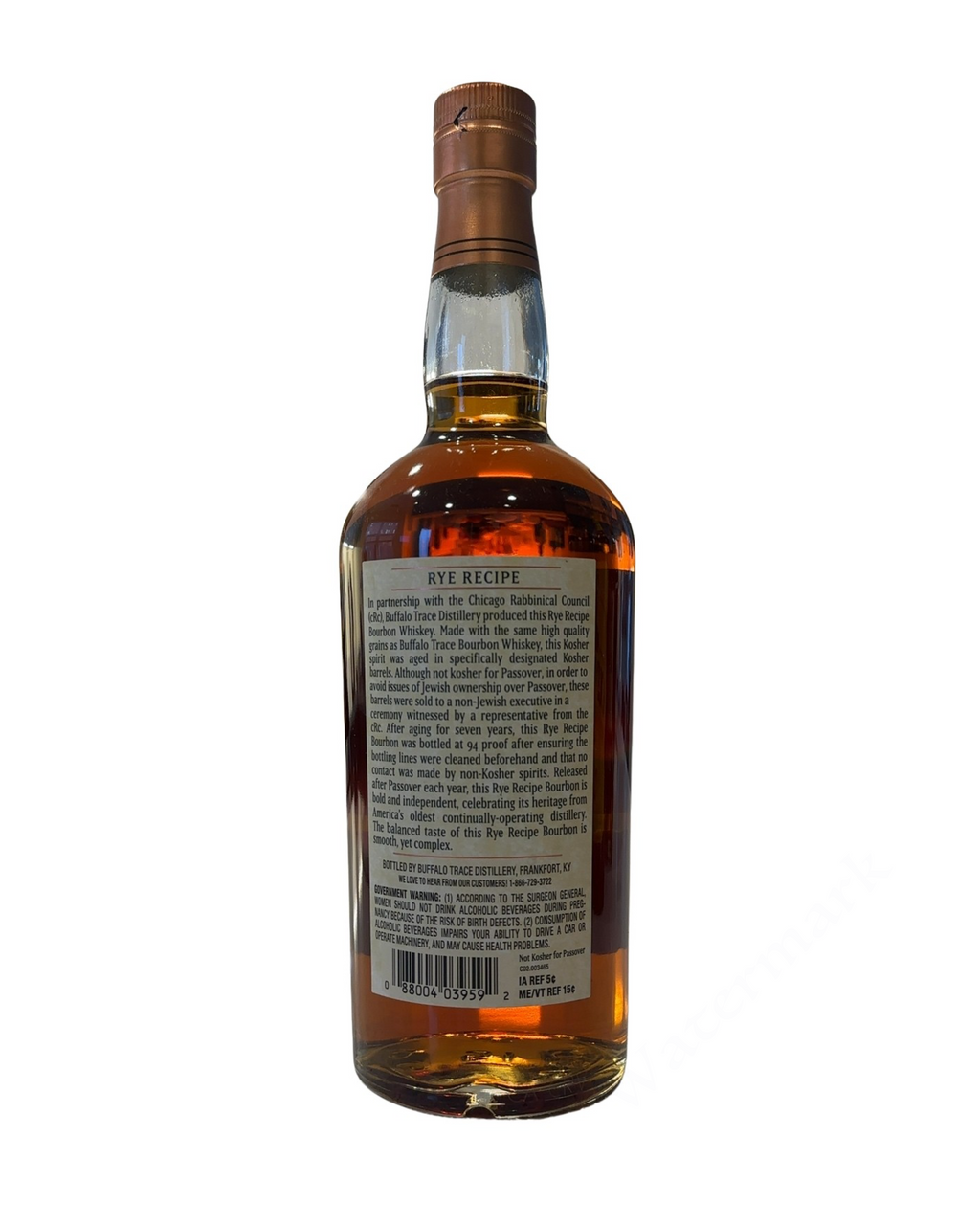 2025 Buffalo Trace Distillery KOSHER Kentucky Straight Bourbon Whiskey 94 Proof