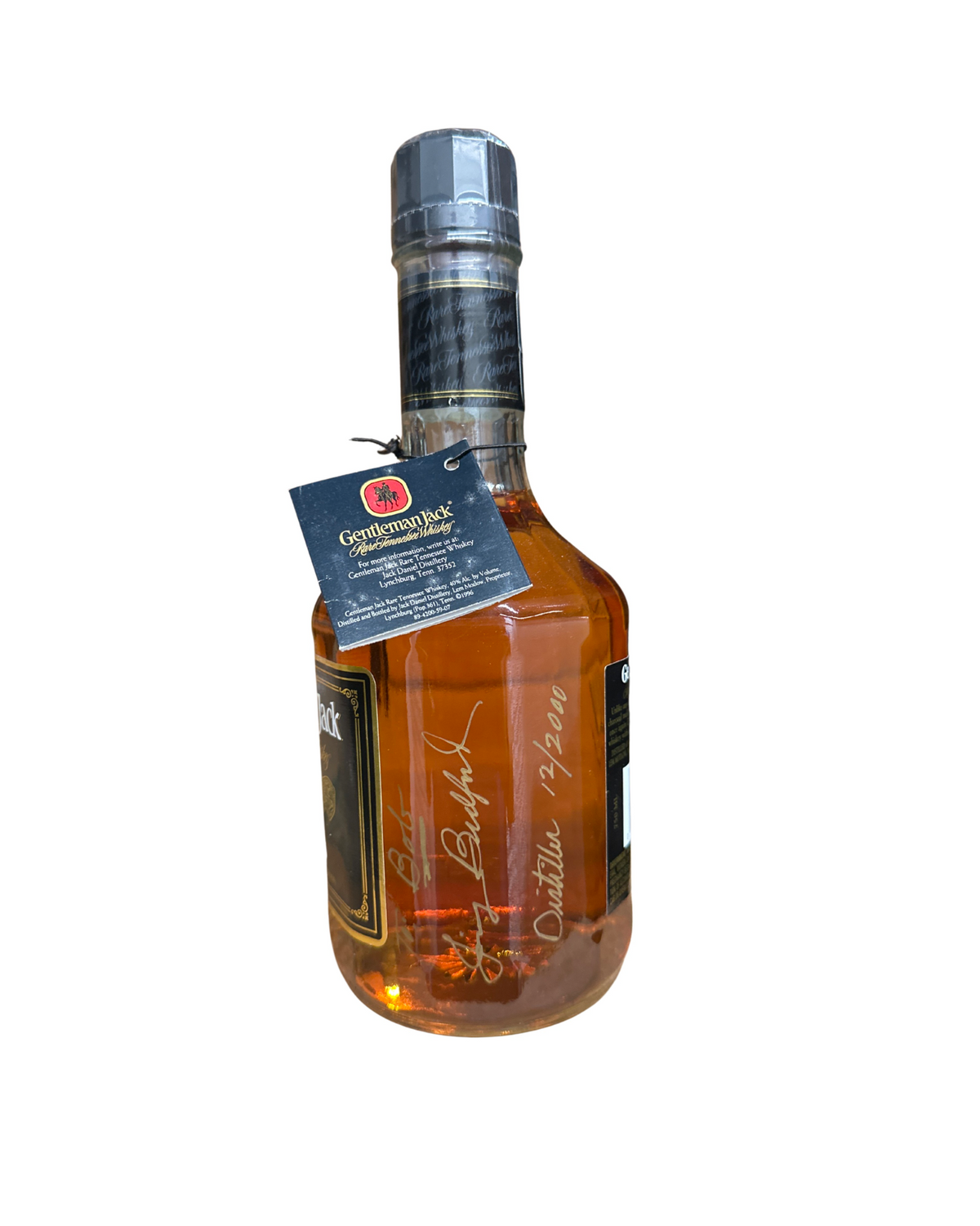 1999-2006 Jack Daniel Gentleman Jack 3rd Generation Signed Whiskey 80 Proof 750ml