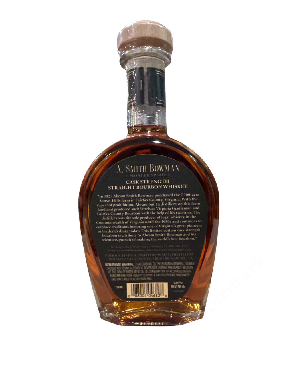 A. Smith Bowman Cask Strength Batch 4 139.7 Proof 750ml