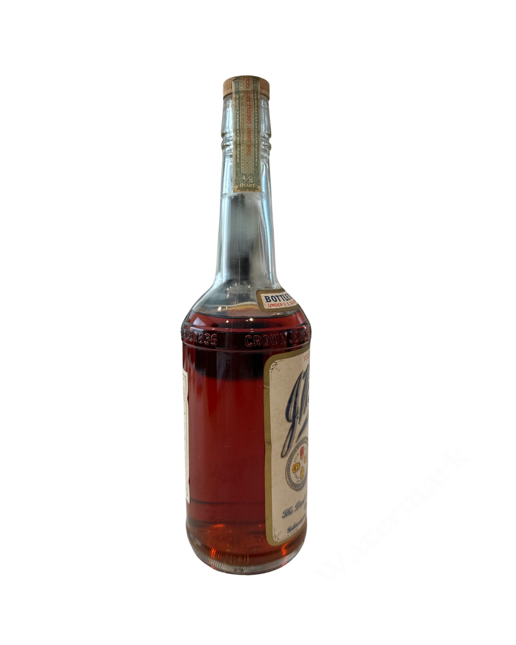 1965 J.W. Dant Gethsemane Distillery J.W. Dant Kentucky Straight Bourbon Whiskey 100 Proof 4/5th Quart