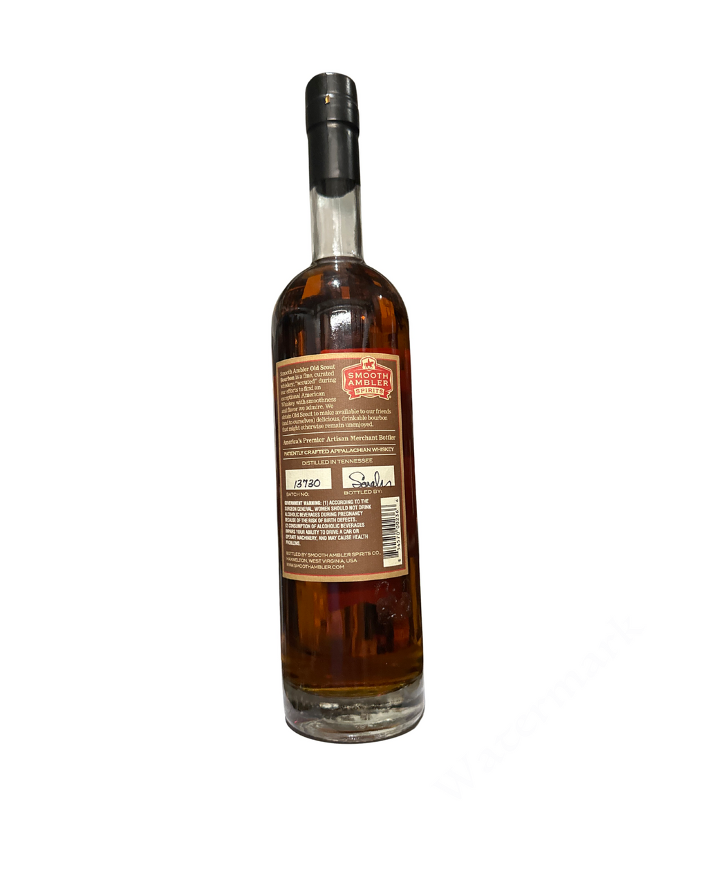 Smooth Ambler Old Scout Single Barrel Select Cask Strength Straight Bourbon Whiskey 95.8 Proof 750ml