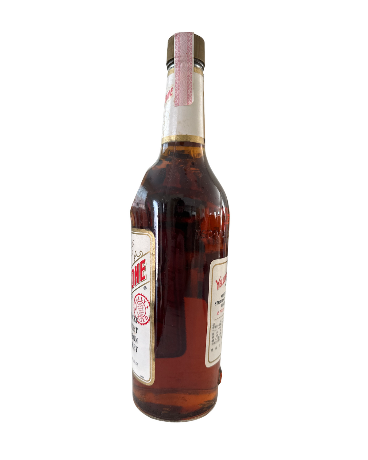 1987 Yellowstone Distillery Co. Louisville, KY. Yellowstone Kentucky Straight Bourbon Whiskey 86 Proof