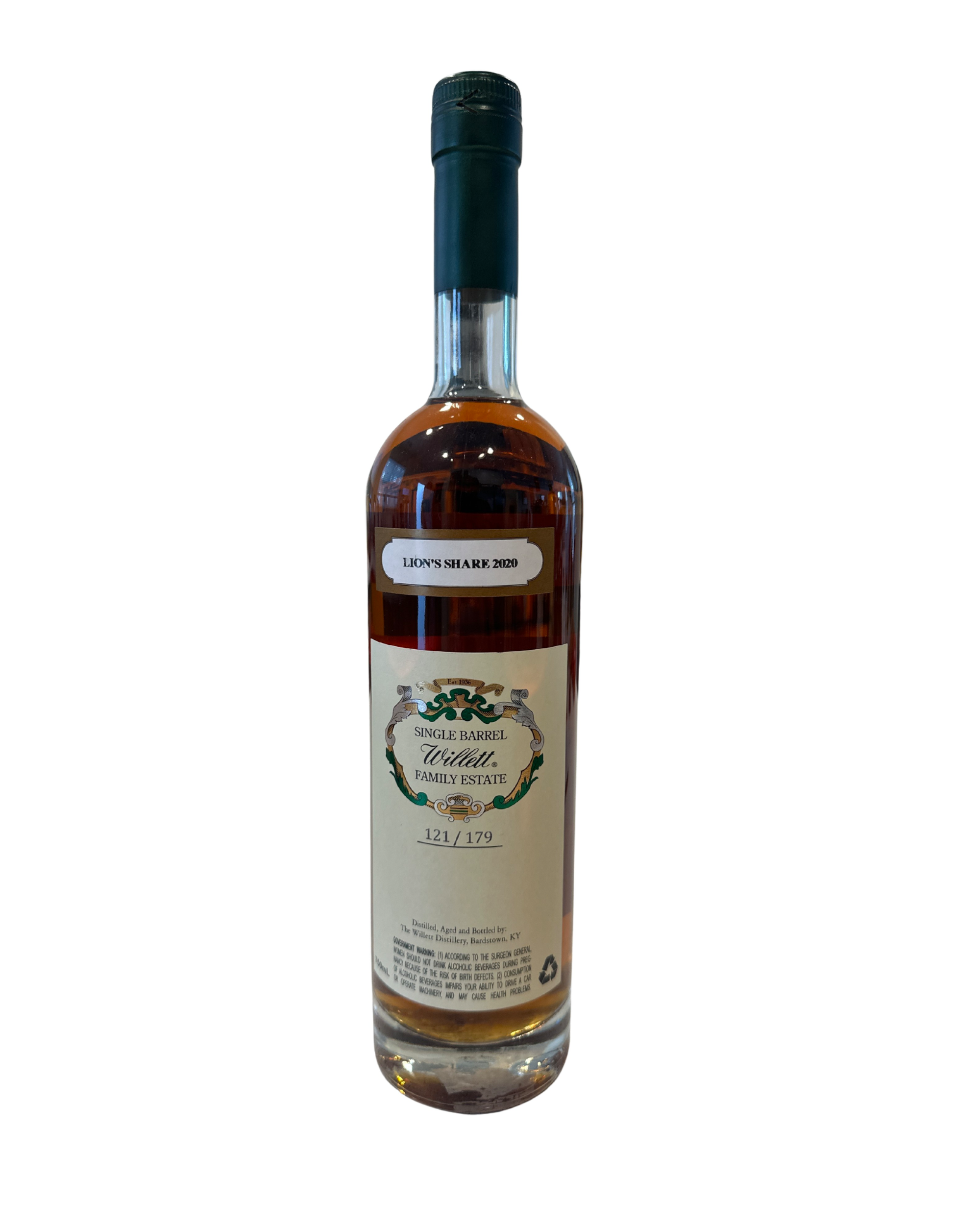 2020 Willett 8 Year Lion’s Share #1448 Rye Whiskey Single Barrel 115.6 Proof 750ml
