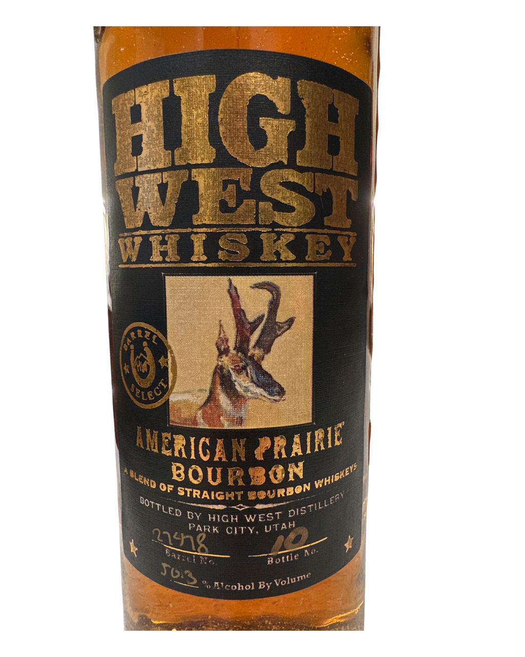 High West American Prairie Bourbon (Kappy’s 1940 Barrel Society) 100.6 Proof 750ml