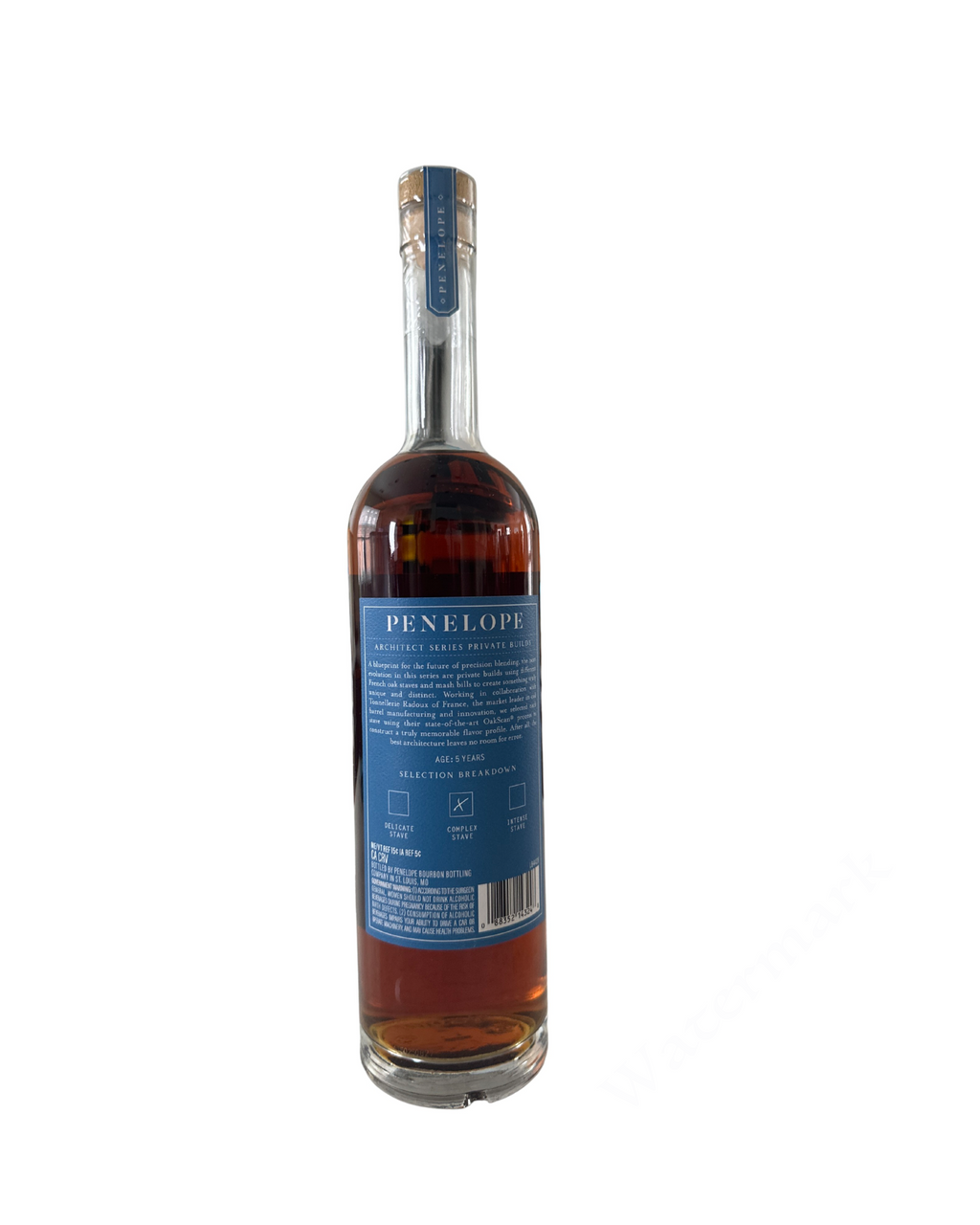 Penelope Architect Crème Brûlée Finished with French Oak Staves 110 Proof 750ml