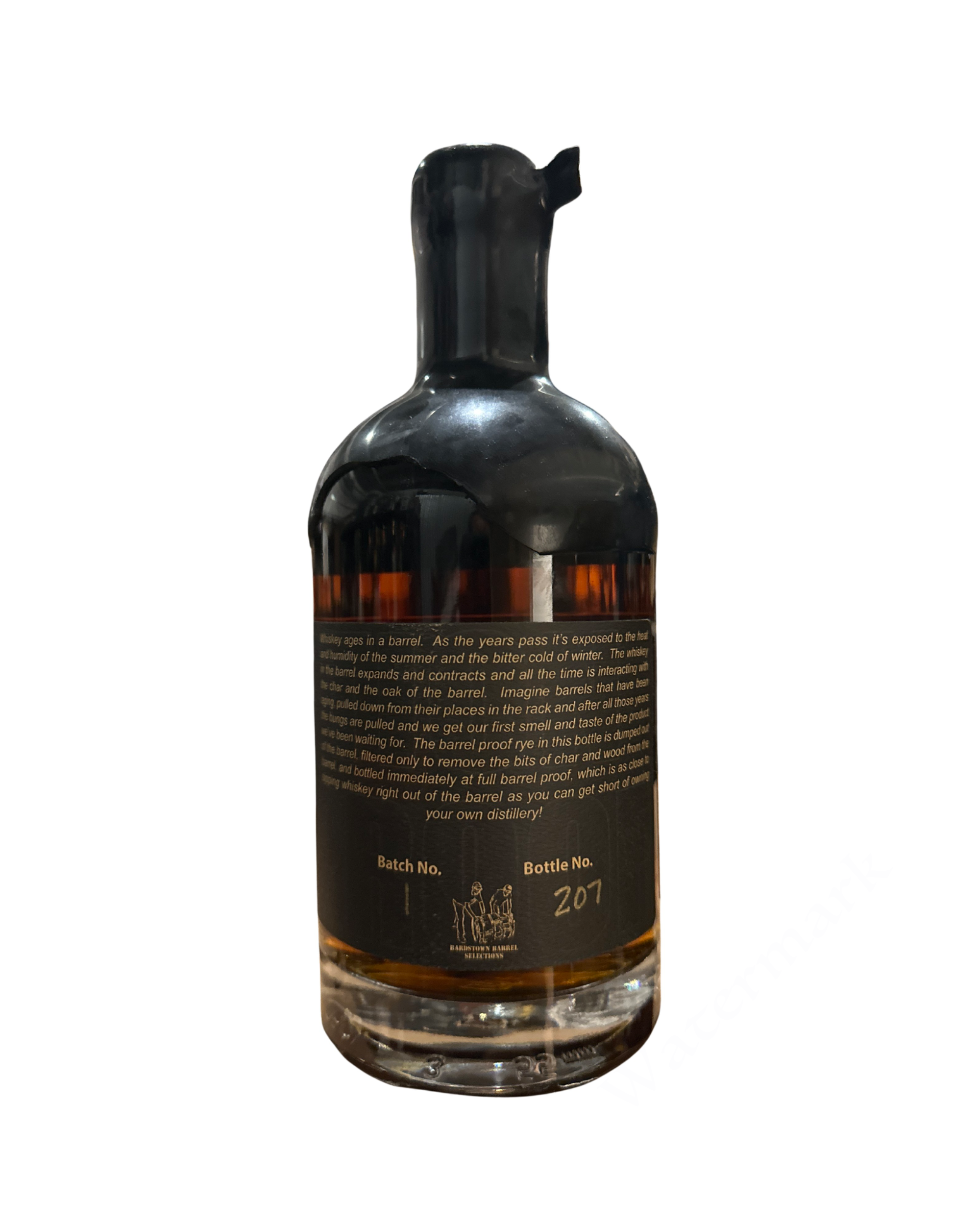 Redemption Barrel Proof Straight Rye Whiskey 110.1 Proof 750ml