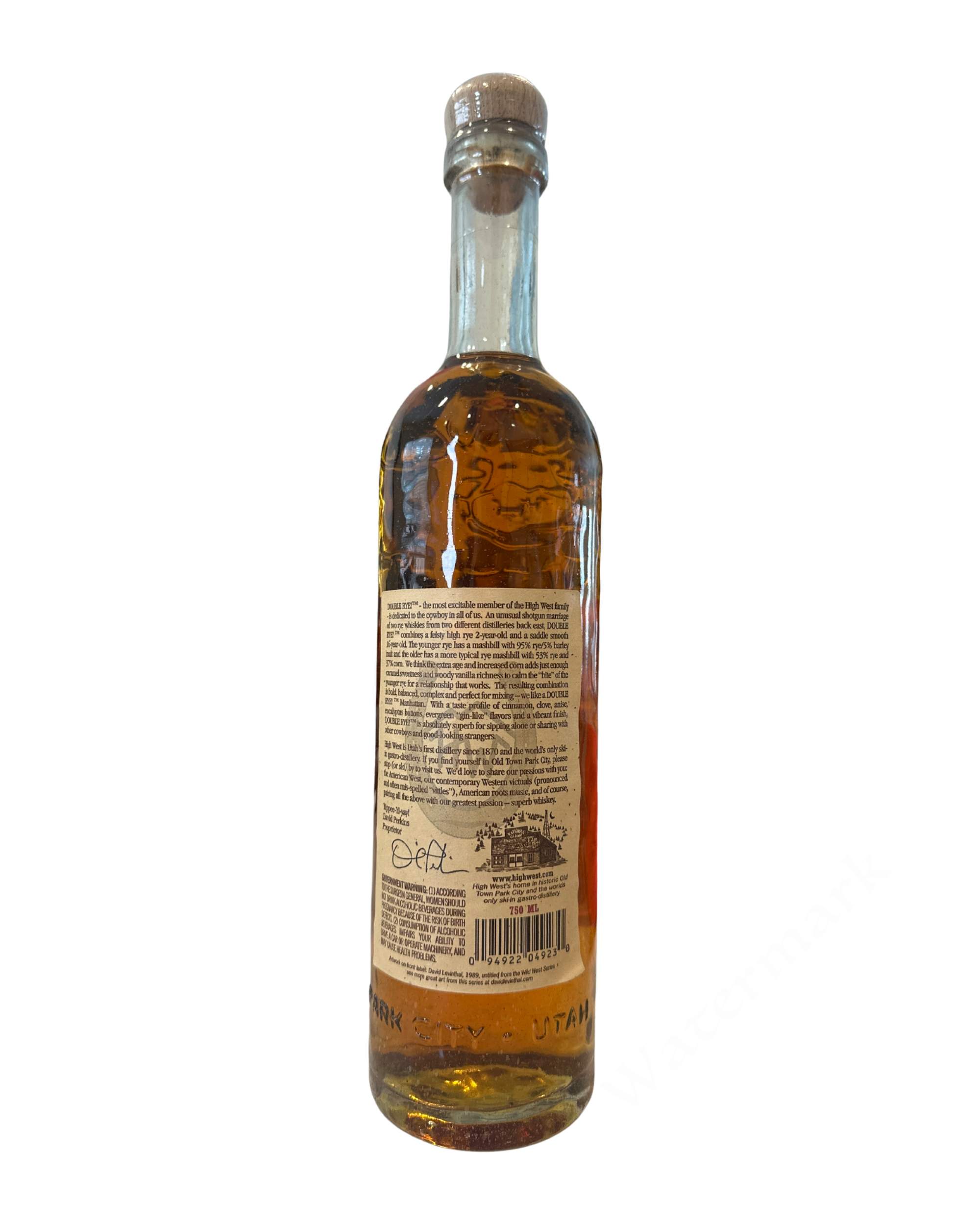 2013 High West Distillery Double Rye! 92 Proof