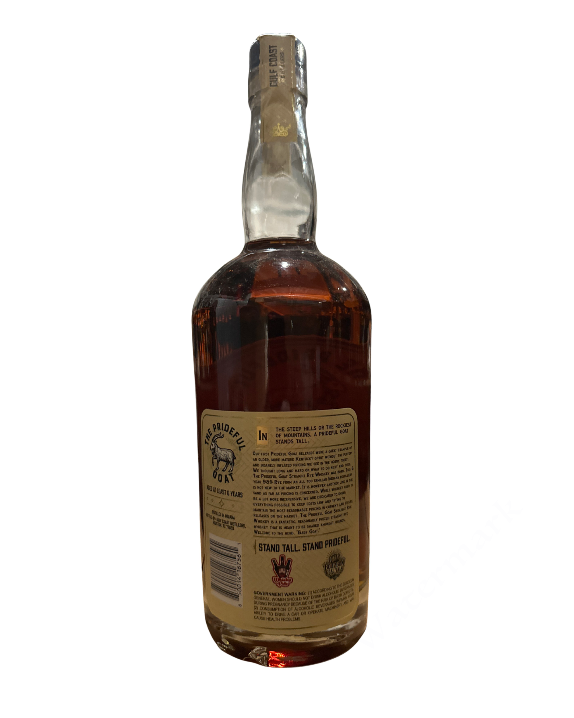 Prideful Goat The Prideful Goat Straight Rye Whiskey 116.8 Proof