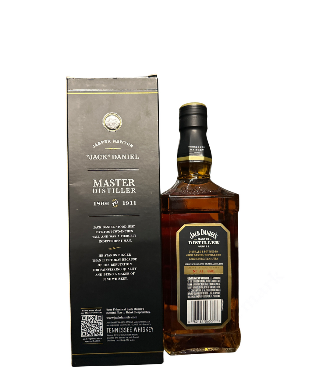 2012 Jack Daniel's Master Distiller Series Limited No. 1 Edition 86 Proof 750ml
