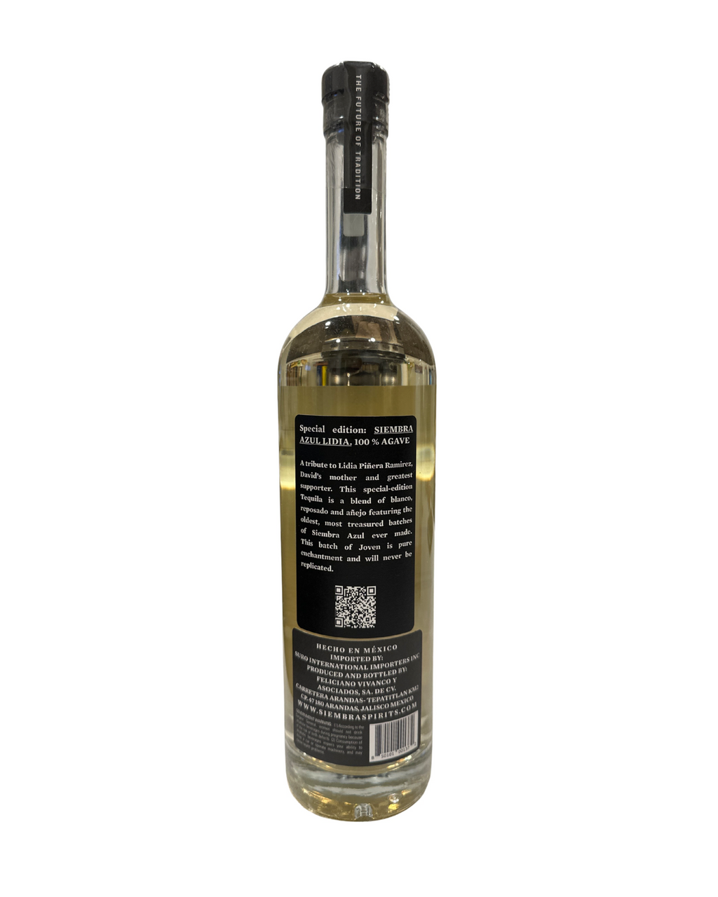 2022 Siembra Azul Lidia Special Edition Tequila Joven 80 Proof 750ml