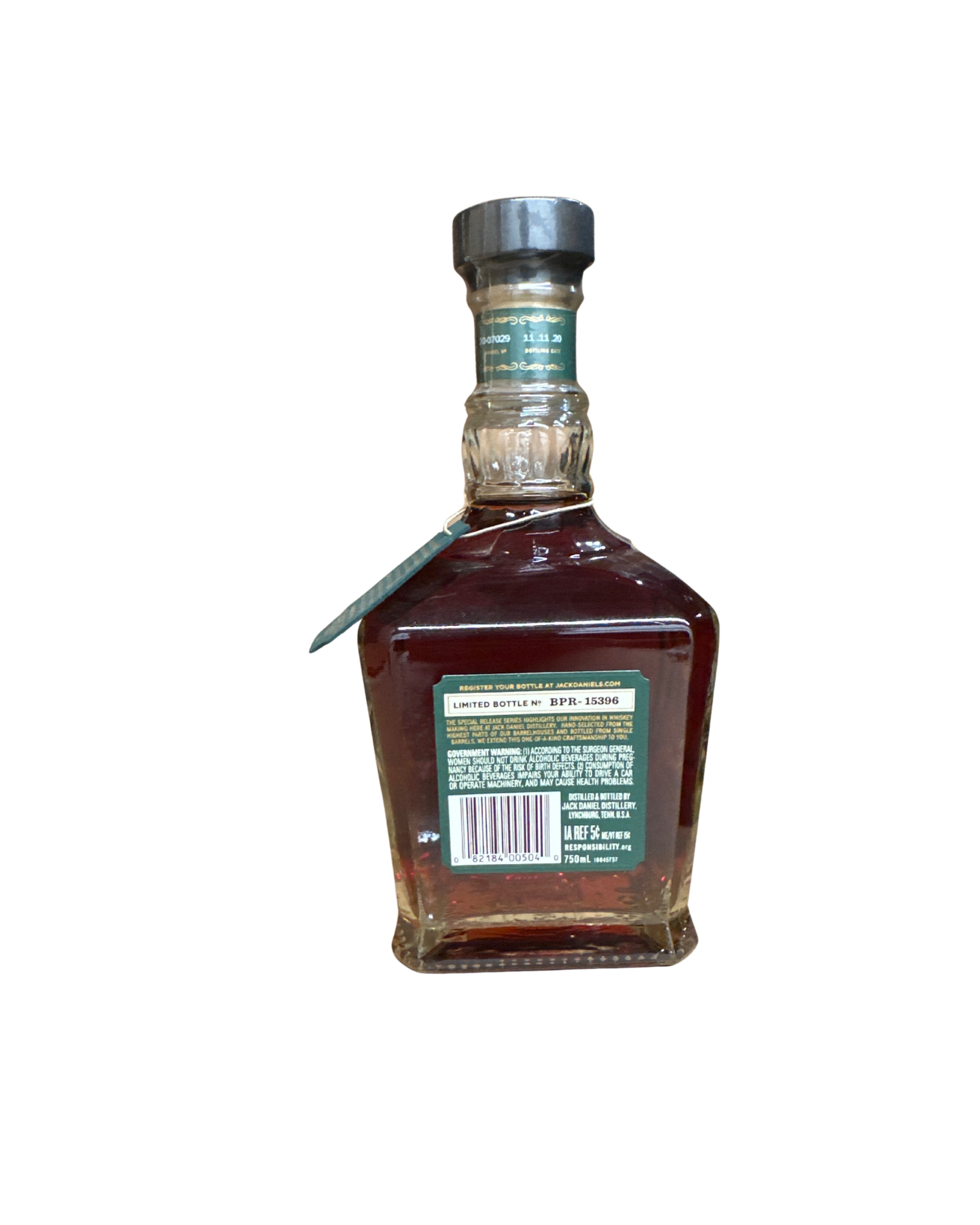 2020 Jack Daniel's Single Barrel Special Release Tennessee Rye Whiskey 135.5 Proof 750ml