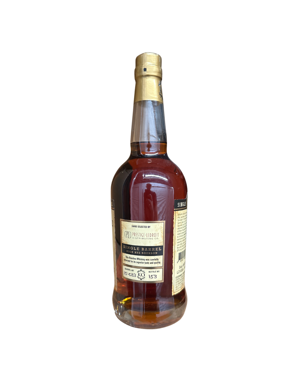 2021 Bare Knuckle Single Barrel High Rye Bourbon 128 Proof 750ml