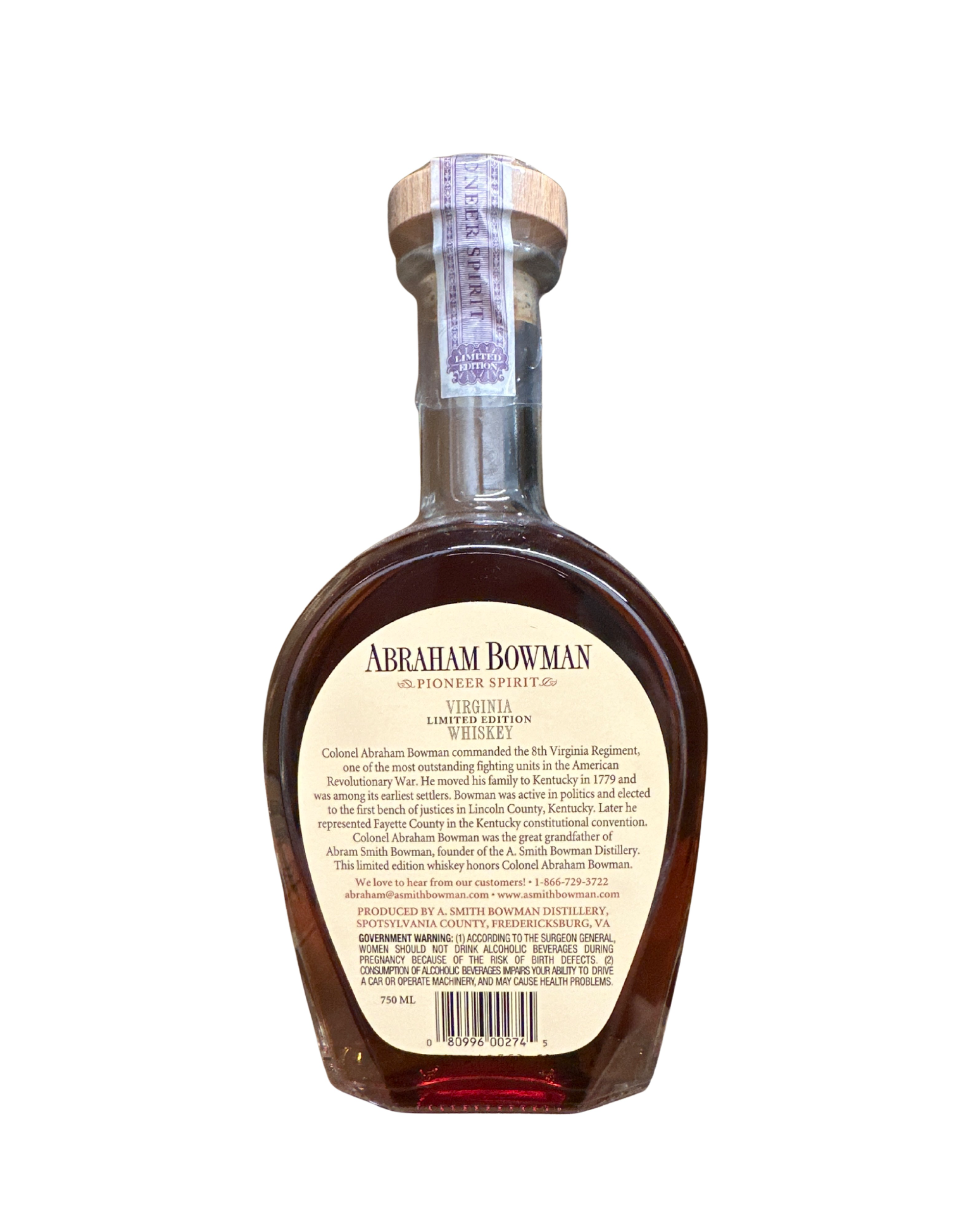 2015 Abraham Bowman Coffee Finished 134.6 Proof