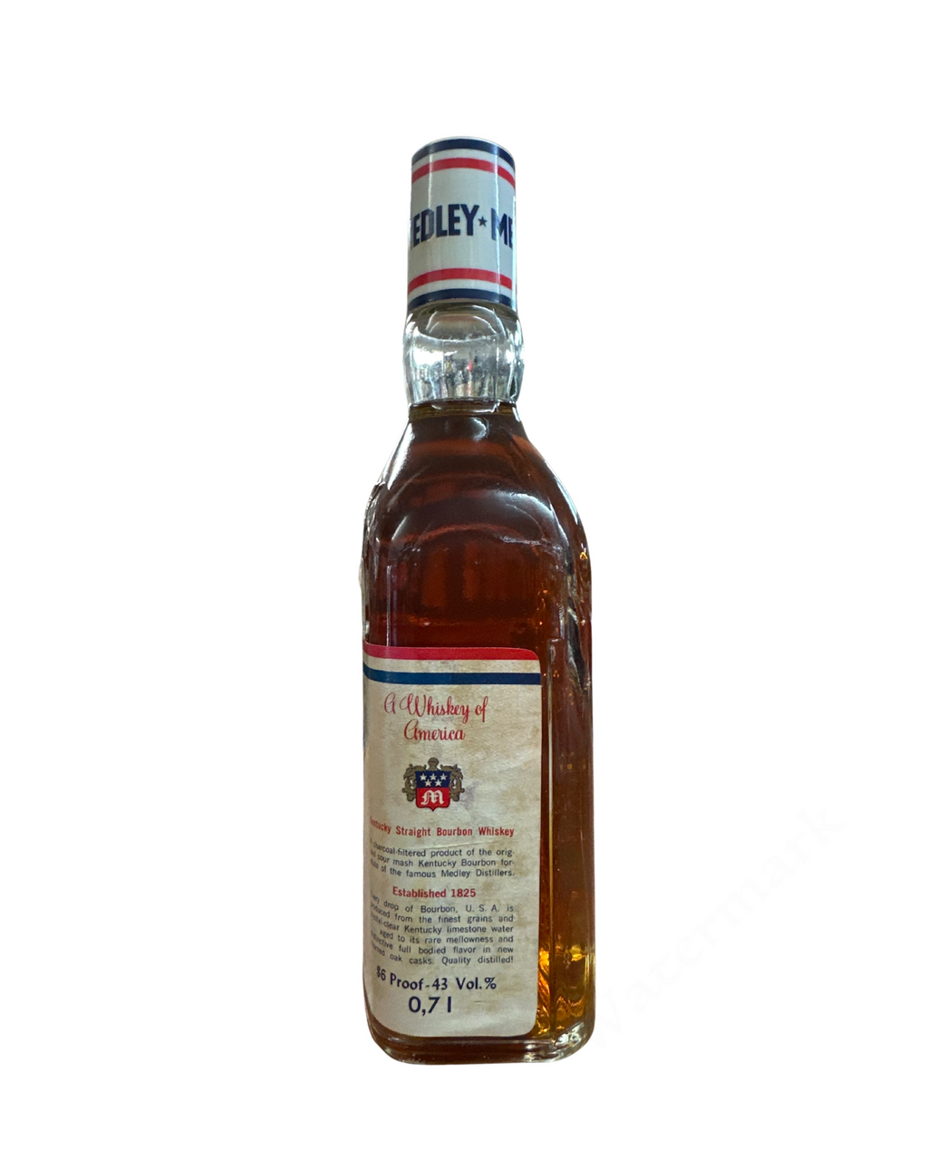 1980 Medley Distilling Company Medley USA Kentucky Straight Bourbon Whiskey 86 Proof