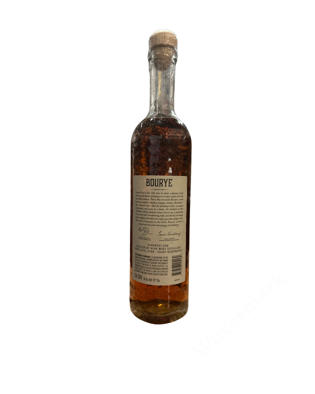 2025 High West Distillery BOURYE A BLEND OF STRAIGHT WHISKEYS 92 Proof 750ml