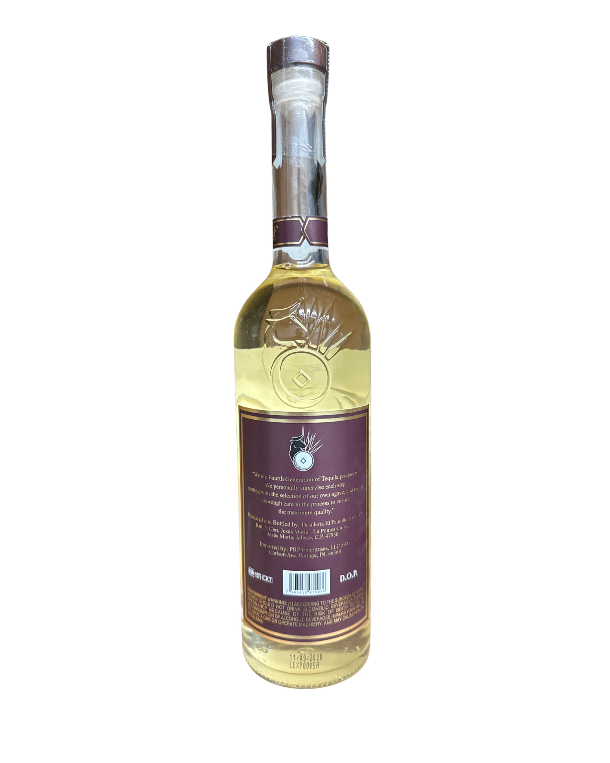 2020 G4 Nom 1579 G4 Añejo Premium Tequila 80 Proof 750ml