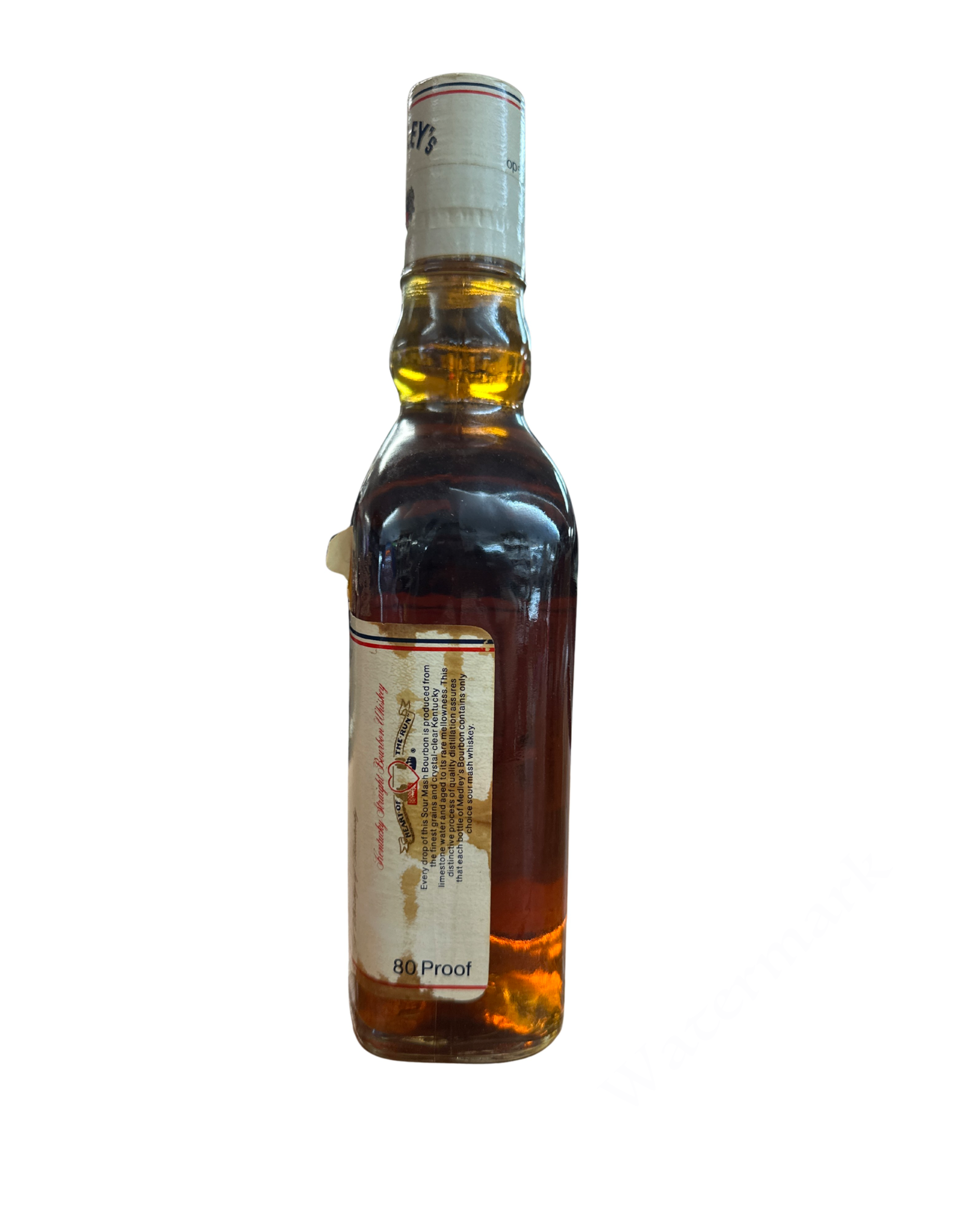 1980 Medley's (Distilled by Medley Distilling Co. Owensboro Ky) KENTUCKY STRAIGHT BOURBON WHISKEY 80 Proof
