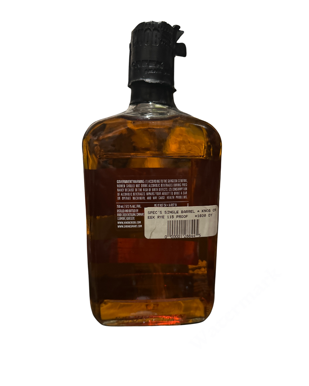 2019 Knob Creek Single Barrel Select Rye 115 Proof 750ml