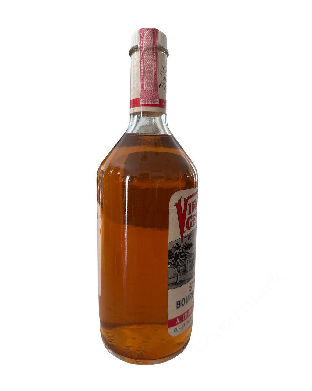 1978 A. Smith Bowman Distillery Virginia Gentleman Straight Bourbon Whiskey 80 Proof 1 Liter