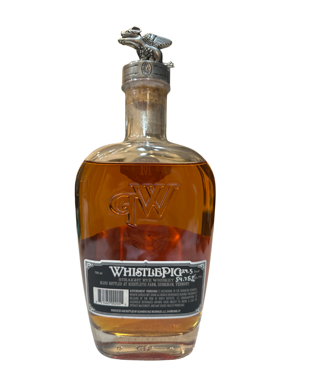 2014 WhistlePig Boss Hog Mortimer Straight Rye Whiskey 119.5 Proof 750ml