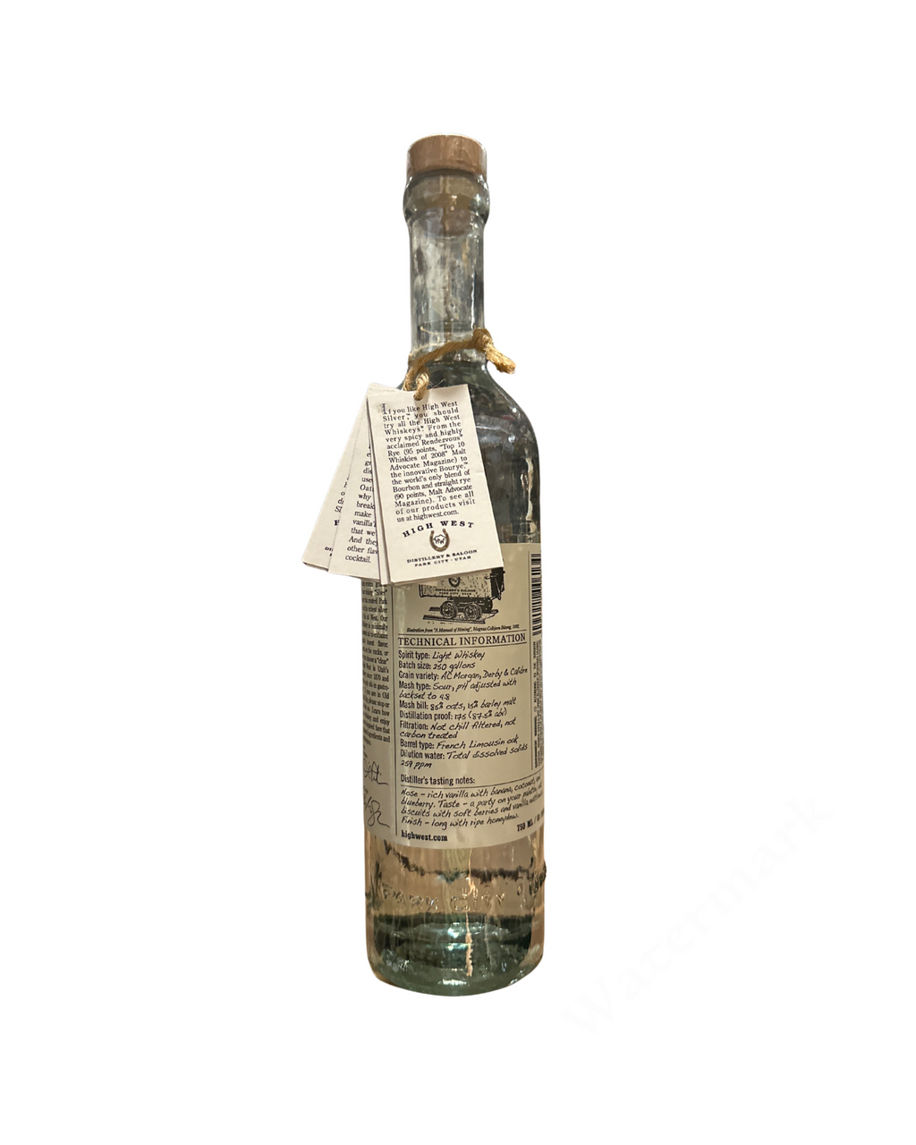 High West Distillery High West Silver Whiskey Western Oat 80 Proof
