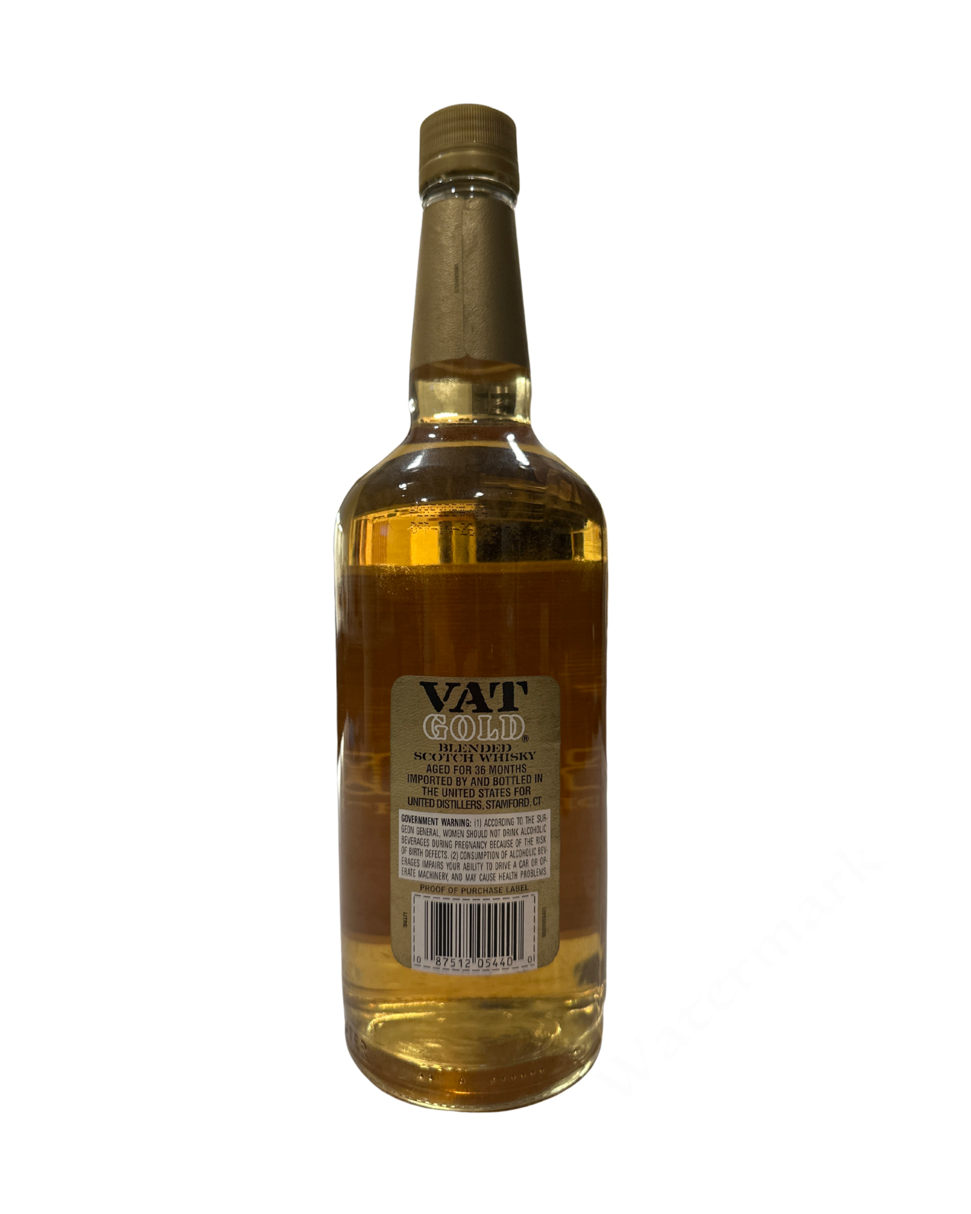 VAT 69 Gold Golden Light 80 Proof 1 Liter
