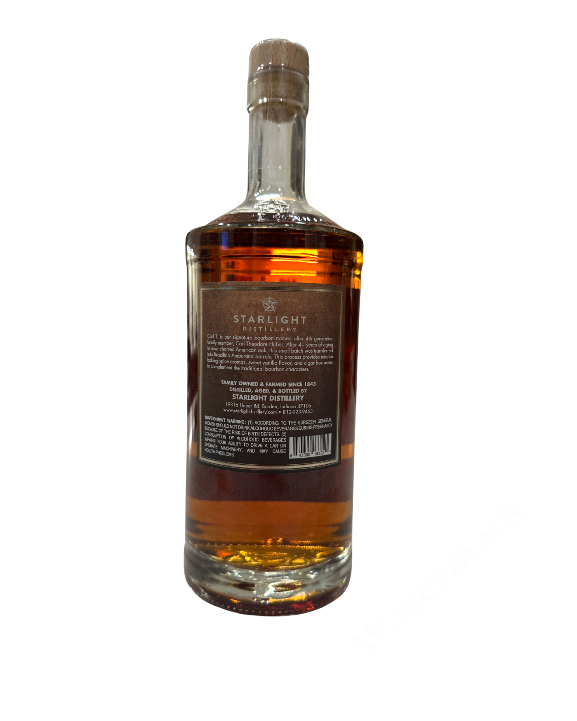 2023 Starlight Distillery Carl T. Huber's Cigar 103 Proof