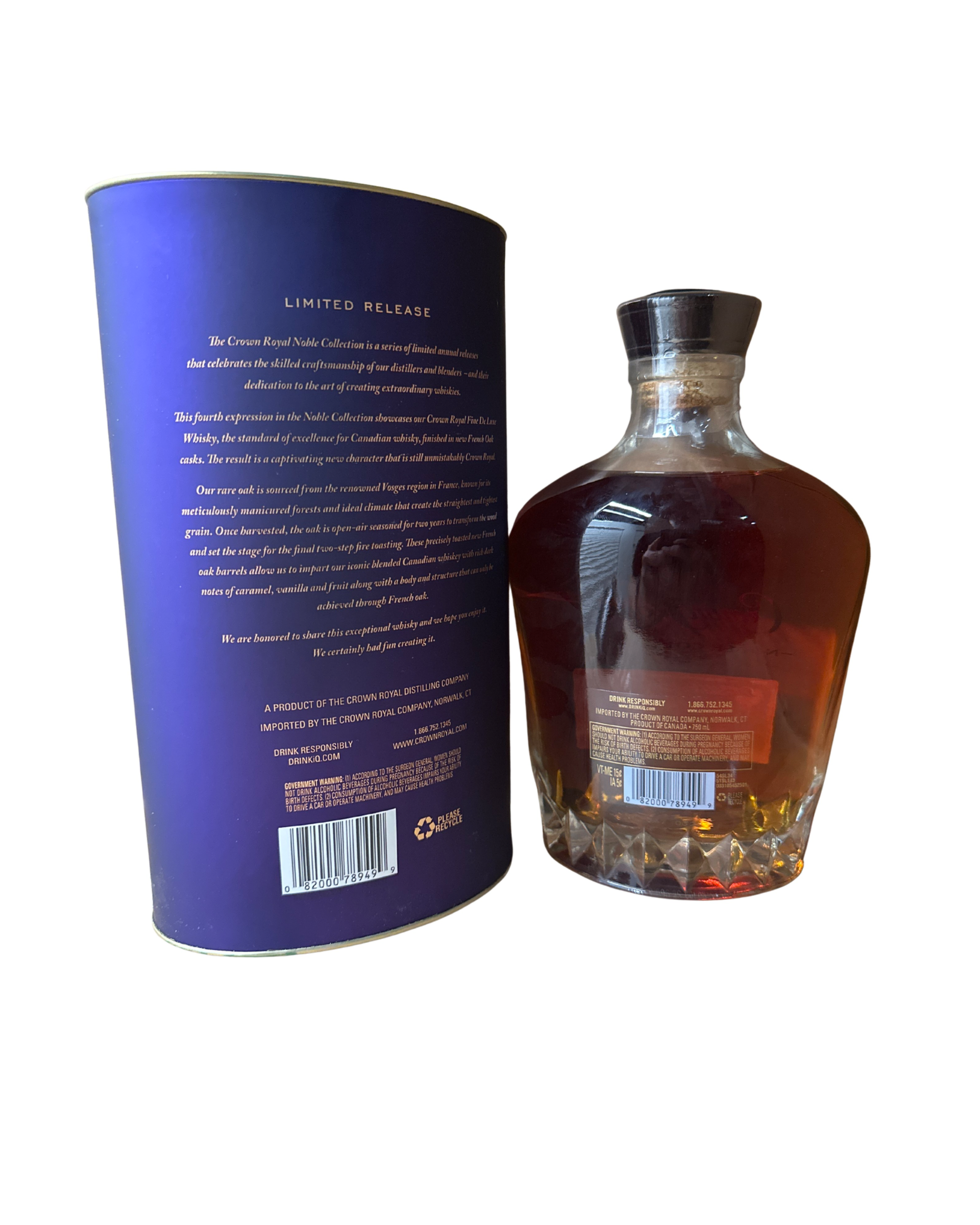 2019 Crown Royal Noble Collection French Oak Cask Finished 80 Proof